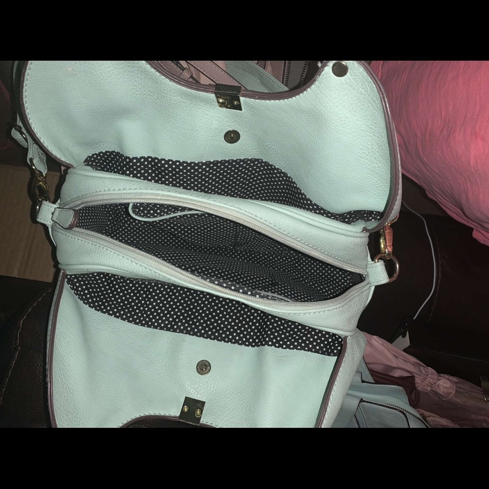 Blue Crossbody Purse gently used